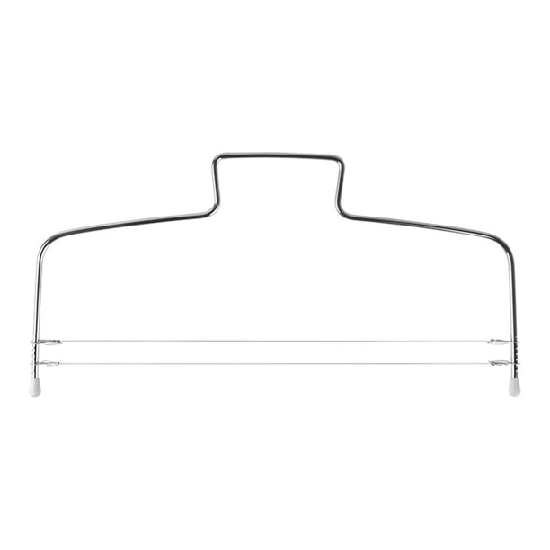 Bearachild Cortador de pastel ajustable de acero inoxidable de doble línea, cortador de capas de pastel, divisor de pan, decoración, utensilios de cocina Cocina y Comedor Bearachild HA018766-00