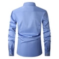 thumbnail image 4 of TANSILING Men's French Cuff Dress Shirt with Free Cufflinks, Formal Long Sleeve Tuxedo Shirt, 4 of 7