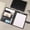 Black, variant on Premium A4 Leather Business Folder, Heavy-Duty Office Contract Holder, Multi-Functional Document Storage Organizer for Business Meetings, Office Learning & Signing Tasks