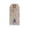 thumbnail image 2 of Primitive Star Tea Stained Paper Tag Navy 3.75x1.75 w/ Twine Set of 50, 2 of 4