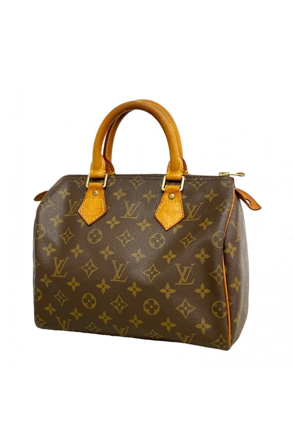 Pre-Owned Louis Vuitton Monogram Speedy 25 Handbag M41109 Brown Women's