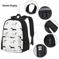 thumbnail image 3 of Balery Dachshund Dog Mochila Escolar 3 en 1 para Niños - Mochila Resistente con Lonchera Térmica y Estuche - Mochila Escolar para Niños y Niñas, 3 of 7