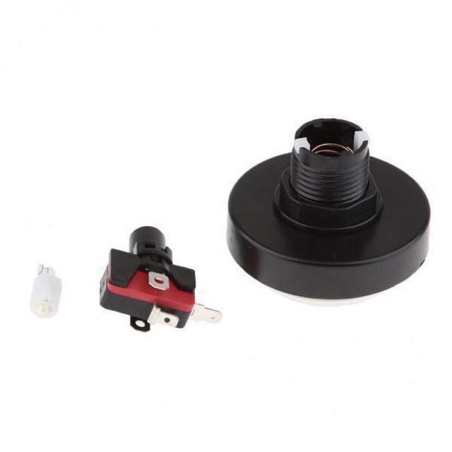 Interruptor de Botón Pulsador LED Strade Fareast Limited 12V 60mm Paquete de 6
