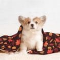 thumbnail image 4 of Pofeuu fall Maple leaf Print Puppy Blanket,Dog Blankets,Pet Blanket Cozy Cat Blankets for Indoor Cats, Fuzzy Pet Blanket for Kitten Doggy Dog Blankets-Medium, 4 of 8