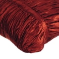 thumbnail image 2 of Decorative Pillow Covers, Rust Decorative Accent Pillow Covers 16x16 inch (40x40 cm), Velvet Pillow Cover For Sofa, Solid Color, Ruched, Modern Pillow Covers With Zipper - Rust Beauty, 2 of 3