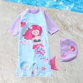 thumbnail image 2 of 6-7 T Toddler Swimsuit Girl Girls Surf Rash Guard Swimsuit Baby Sun Swimwear For Toddler, 2 of 4