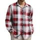 thumbnail image 1 of Yaoyar Men's Plaid Button Down Shirt Long Sleeve Casual Lapel Work Shirts Lightweight Shirts with Pocket, 1 of 4