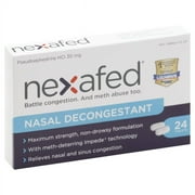 Nexafed Nasal Decongestant Tablets, 24 Count