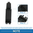 thumbnail image 4 of Interruptor de Ventana Eléctrica Unique Bargains No.56009450AC para el lado del conductor delantero izquierdo del Jeep Cherokee 1997-2001 Negro, 4 of 7