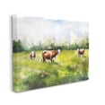thumbnail image 4 of Stupell Industries Cows in Pasture Watercolor Animals & Insects Painting Gallery Wrapped Canvas Art Print Wall Art, 20 x 16, 4 of 8