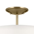 thumbnail image 3 of 43692NBR Kichler Lighting Shailene - 3 Light Semi-Flush Mount - 18 inches wide-Natural Brass Finish, 3 of 4