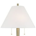 thumbnail image 3 of Possini Euro Design Brandi 27 1/2" Tall Modern Table Lamp Pull Chain Gold Brass Finish Metal Marble Single Living Room Bedroom, 3 of 9