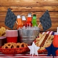 thumbnail image 6 of Handheld Flag Double-Sided Hand Waving Flag 8.2×5.5in Used For Team Activities Or Decoration In Decorative Places Argyle Plaid Darkslateblue_1 Six Piece, 6 of 8