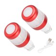 thumbnail image 1 of FlyFlise 2pcs Electric Scooter Handlebar Lights LED Warning Light Handlebar Plug Waterproof & Dustproof, 1 of 8