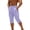 Purple Capris for Men, variant on DODADAWANJ Big and Tall Capris for Men Cotton Linen Elastic Waist Workout Capri Pants Lightweight Summer Beach Casual Pant Below Knee Long Shorts Light Blue S