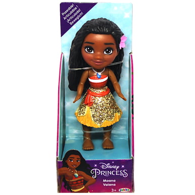 Disney Princess Mini Toddler Doll Moana Polynesian Girl 3" Cake Topper Poseable 