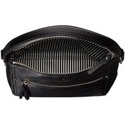 Kate Spade New York Cobble Hill Small Harris Pebbled LeatherShoulder Bag, Black/Sable/Cement