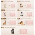 thumbnail image 3 of Made4pets Washable Dog Bed for Size Dogs, Reversible Foam Floor Dog Mat, 35*23, Pink, 3 of 7