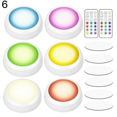 

13 GRB Colors LED Dimmable Remote Control Night Light Dimmable Cabinet Lamp