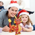 thumbnail image 3 of BallsFHK 2024 Year Of The Dragon Mascot Chinese Dragon Satin Doll New Year Rag Doll Annual Celebration Small Doll Plush Toys, 3 of 4