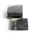 thumbnail image 4 of Laurie Gates Four Piece Coaster Set Gray and White - Square, 4 of 5
