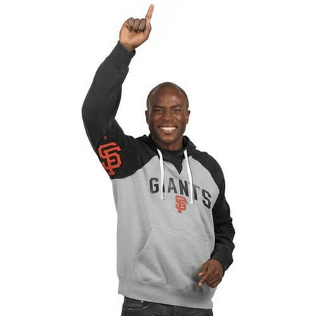 San Francisco Giants Pullover - San Francisco Giants Hands High Pullover Hoodie - Gray