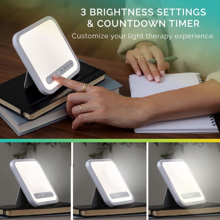 Verilux HappyLight Mini - Portable 10,000 Lux Light Therapy Sun
