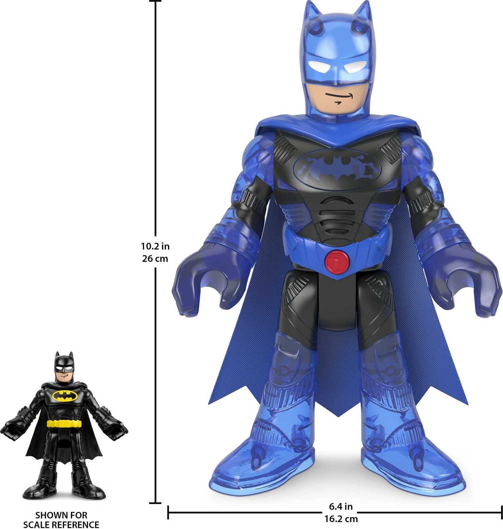 Imaginext DC Super Friends Deluxe Bat-Tech Batman XL 10-Inch Figure with  Lights & Sounds 
