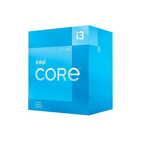 Intel - Core i3-12100F 12th Generation - 4 Core - 8 Thread - 3.3 to 4.3 GHz - LGA1700 - Desktop Processor