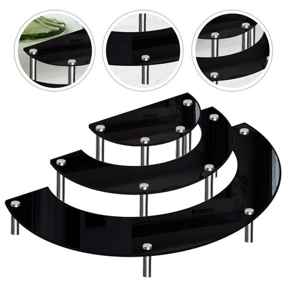 FELTECHELECTR Party Dessert Stand Stackable Display Chocolates 1 Set 15.7X7.9X3.9In