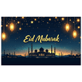 thumbnail image 6 of LUUFILx Eid Mubarak Backdrop Party Banners Islamic Celebration Decorations Festive Background Lanterns Mosque Stars Decoration Event Supplies Ramadan, 6 of 8