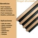 thumbnail image 3 of Lambrín Panel Decorativo Madera Wpc Roble Natural 14 Pzas 290cm X 17cm, 3 of 3