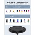 thumbnail image 3 of COKOEYE Cargador inalámbrico, almohadilla de carga inalámbrica rápida máxima de 15 W, paquete de 2, compatible con iPhone16/16Plus/16Pro /16ProMax/iPhone15/15Pro/15Plus/14/13/12/Samsung S24 /S24Ultra/, 3 of 5