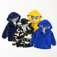 thumbnail image 4 of Kids Little Boys Hooded Warm Jacket Lining Coat Windbreaker WaterProof Outdoor Casual Outerwear 1-6 years, 4 of 4