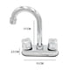 thumbnail image 3 of Mezcladora Para Lavabo 4 Cuello Alto Acero Inoxidable Plateado Cromado, 3 of 4