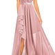 thumbnail image 2 of Vestido de noche para mujer, largo, elegante, de encaje, para cóctel, liso, largo, cuello redondo, manga media, vestido de novia con cremallera, vestido de novia, vestido de dama de honor, 2 of 5