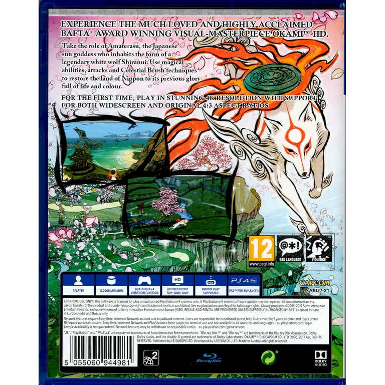 Okami HD for PlayStation 4™ - Walmart.com