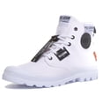 thumbnail image 6 of Palladium Pampa Lite Unisex Lightweight Lace Up Canvas Ankle Boot In White Size 5.5, 6 of 6