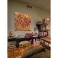 thumbnail image 6 of Marmont Hill "Floral Frenzy Red V" Painting Print on Canvas, 6 of 7