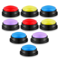 thumbnail image 1 of 8 Pcs Boutons de Réponse Buzzers Buzzer de Jeu Enregistrable pour Fête d'Équipe de Noël, 1 of 7