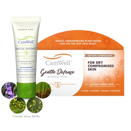Natural Eczema Cream Vegan Steroid-Free CamWell for Dry  Itching Skin Treatments