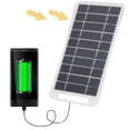thumbnail image 1 of Solar Panel Charger, 5W 5V Solar Panel Portable Solar Power Charger USB Monocrystalline Solar Panel Module Portable Solar Charger for Camping Travel Outdoor, 1 of 7
