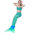 thumbnail image 2 of Girls Mermaid Tail Swimsuit Bikini Set Swimwear Swimming Costume Bathing, 2 of 4