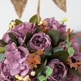 thumbnail image 3 of Hortensia artificial de peonía para patio, decoración del hogar, 3 of 13