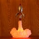 thumbnail image 5 of Lámpara de con forma de cohete de de noche con llama Bazooka para decoración para hogar, decoración para fiestas, accesorios para fotografía, Cohete Garra de Plata Salvador Lámpara de escritorio Rocket, 5 of 9