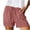 Pink, variant on Shorts for Women 2026 Summer Elastic High Waist Drawstring Relaxed Fit Casual Shorts with Pockets