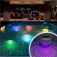 thumbnail image 1 of Iumwxz Solar Floating Pool Light Color-Changing Waterproof LED Pond Light Rechargeable Outdoor Party Garden Decor Swimming Pool Mood Lamp, 1 of 5