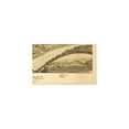 thumbnail image 2 of Historic Panoramic View - Newport Pennsylvania - Fowler 1895 - Vintage Wall Art, 2 of 4