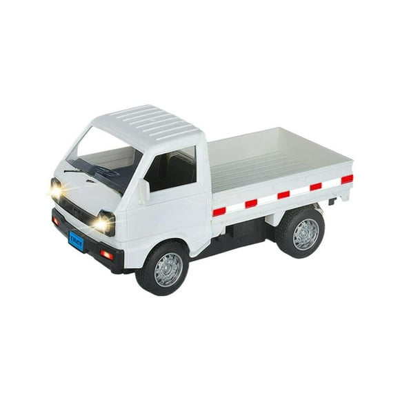Camion Rc de Cargaison à l'Échelle 1:16 Véhicule Télécommandé avec Lumières Led Voiture Télécommandée Mini Drift Camionnette Rc Réaliste Garçons