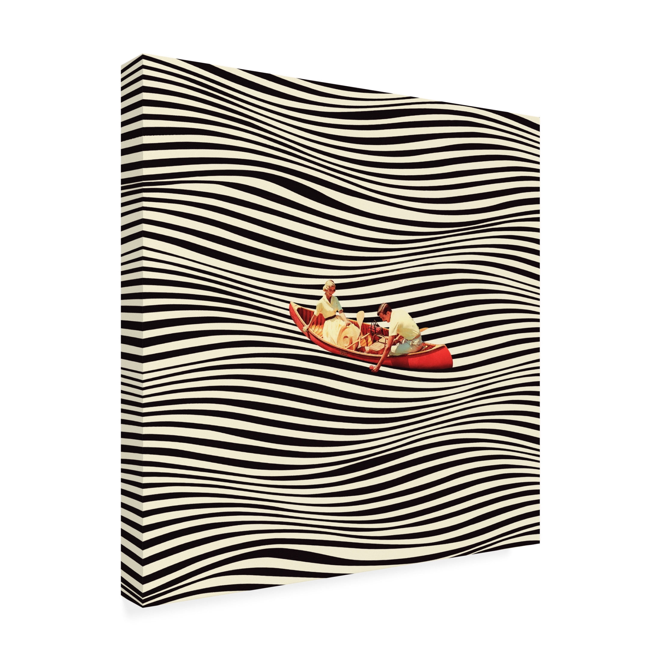 Trademark Fine Art Taudalpoi The Real Boat Trip Canvas Wall Art
